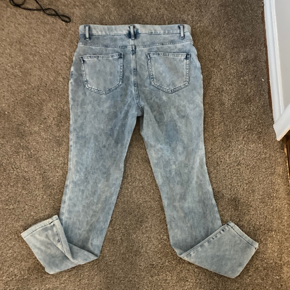 Time and Tru Light Blue jeggings - Picture 3 of 3